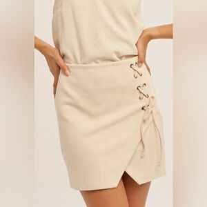 293. Laced Up Skirt Mini